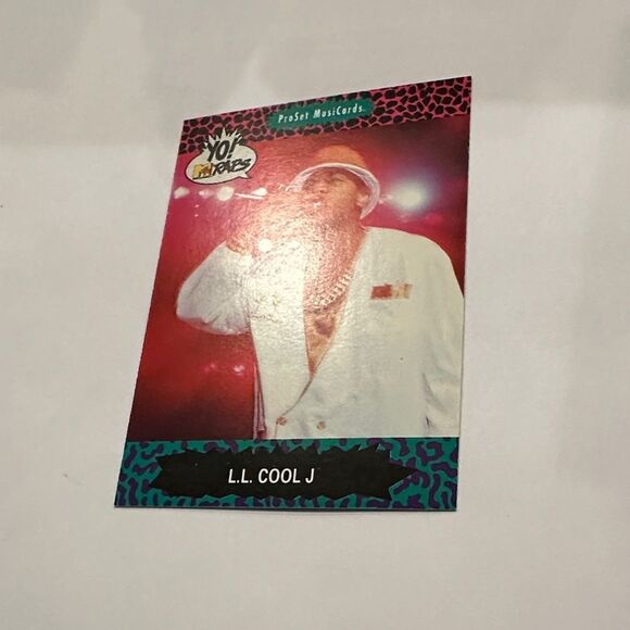 Yo! MTV Raps Trading Card - L.L. Cool J mint cond only 1 perfect 10 - Picture 2 of 3